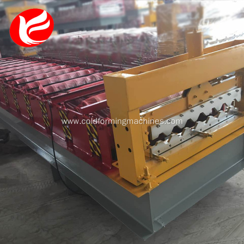 Fully automatic steel roof panel roll forming machine